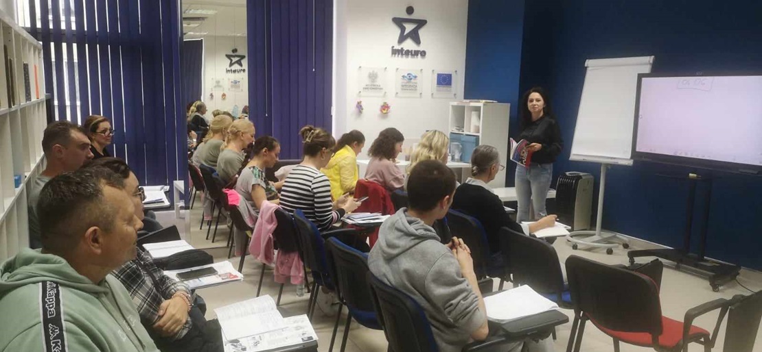 Polish language courses at the INTEURO Centre of Integration of Foreigners are underway
