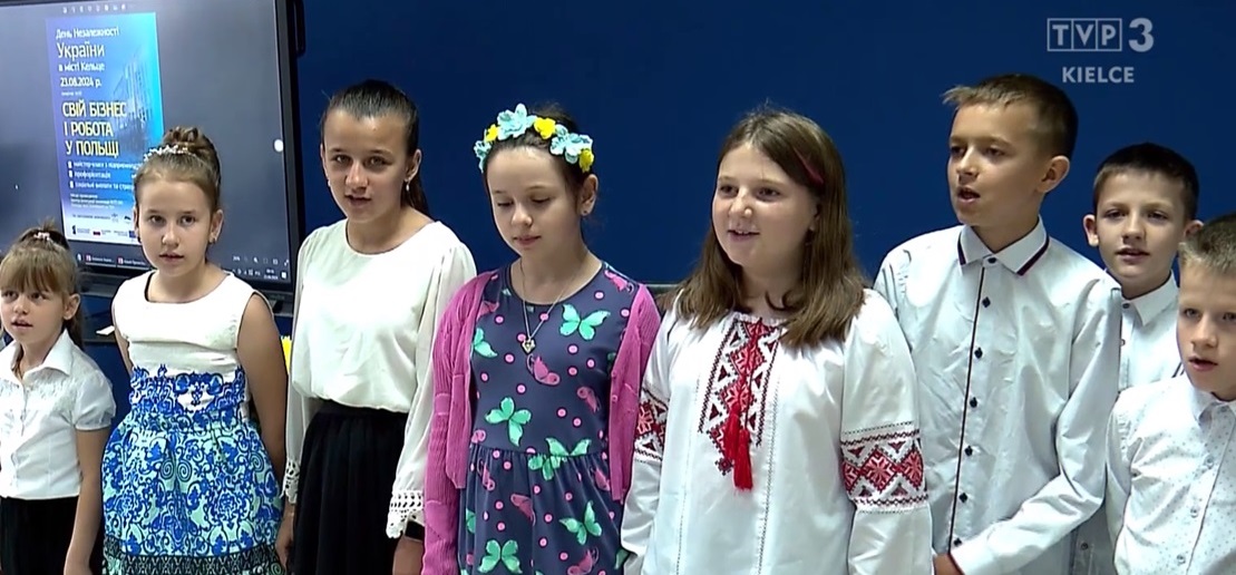 Refugees celebrated Ukrainian Independence Day together with Kielce residents